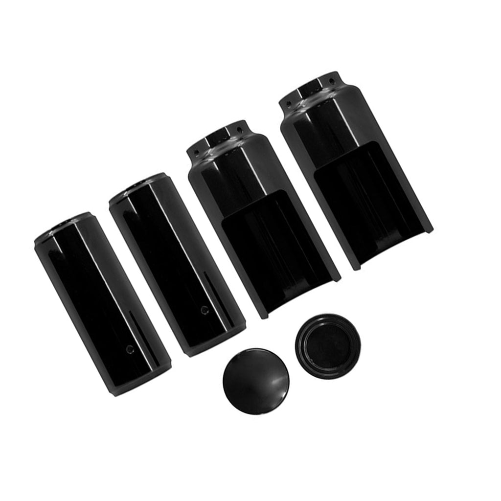 Black Fork Cover Set For Harley Softail M8 Street Bob 2018-2022 Full