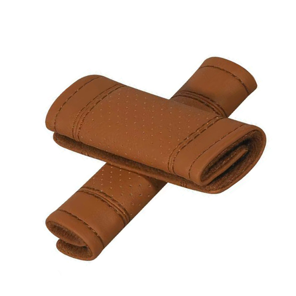 2pcs Universal Car Accessories Faux Leather Door Handle Cover Soft Car Handle