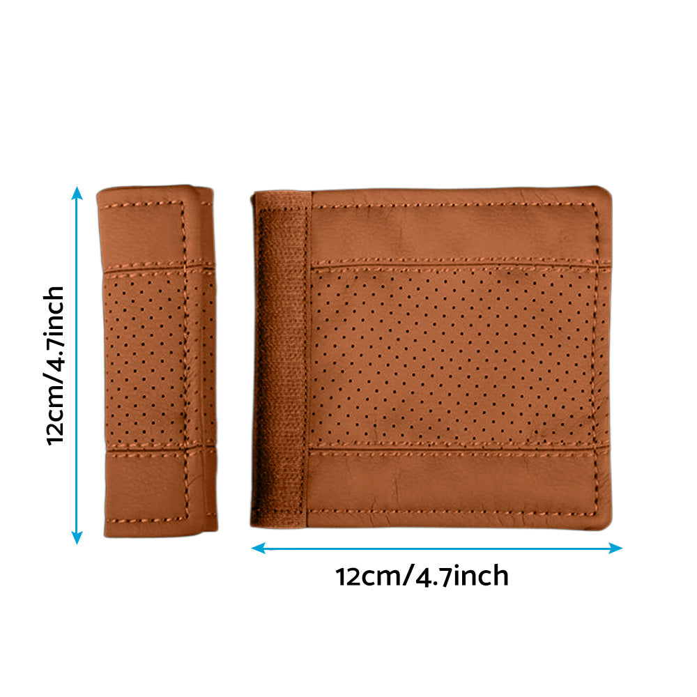 2pcs Universal Car Accessories Faux Leather Door Handle Cover Soft Car Handle