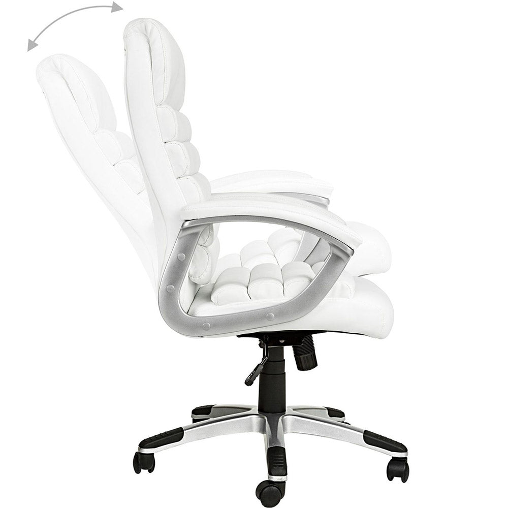 Premium boss swivel chair, 2 colors - white